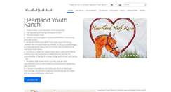 Desktop Screenshot of heartlandyouthranch.org