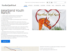 Tablet Screenshot of heartlandyouthranch.org